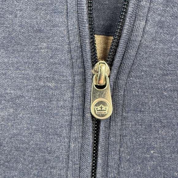 Peter Millar Sweater Mens Large Blue Performance Quarter Zip Golf Roark Logo - Picture 3 of 11